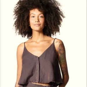 Young fabulous and broke chocolate REHAN swing tank top